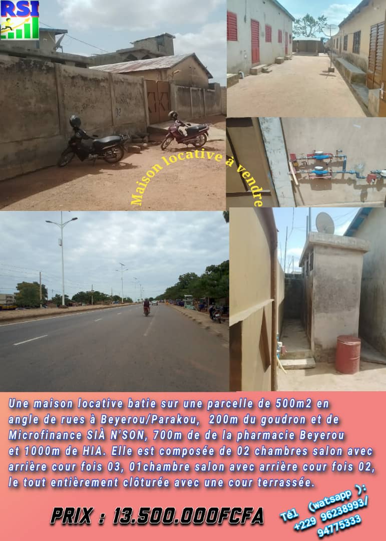 01Maison locative à Beyerou -Parakou 