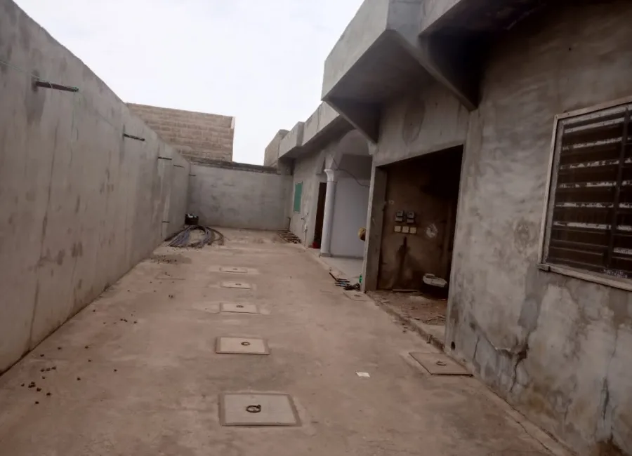 Construction d'un rez-de-chaussée à Guema