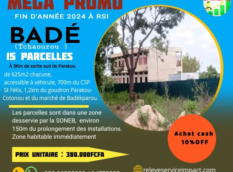 15 Parcelles à BADÉ 