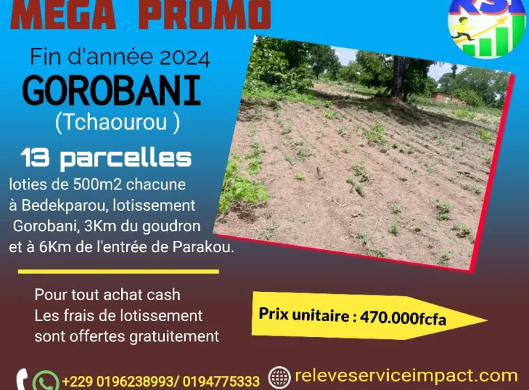 13 Parcelles 