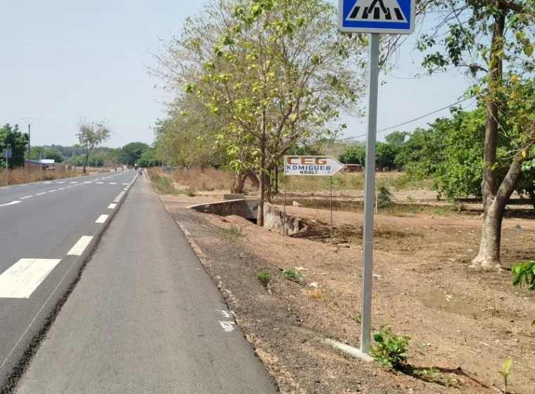 02 parcelles jumelées de 500m² chacune à Komiguea 