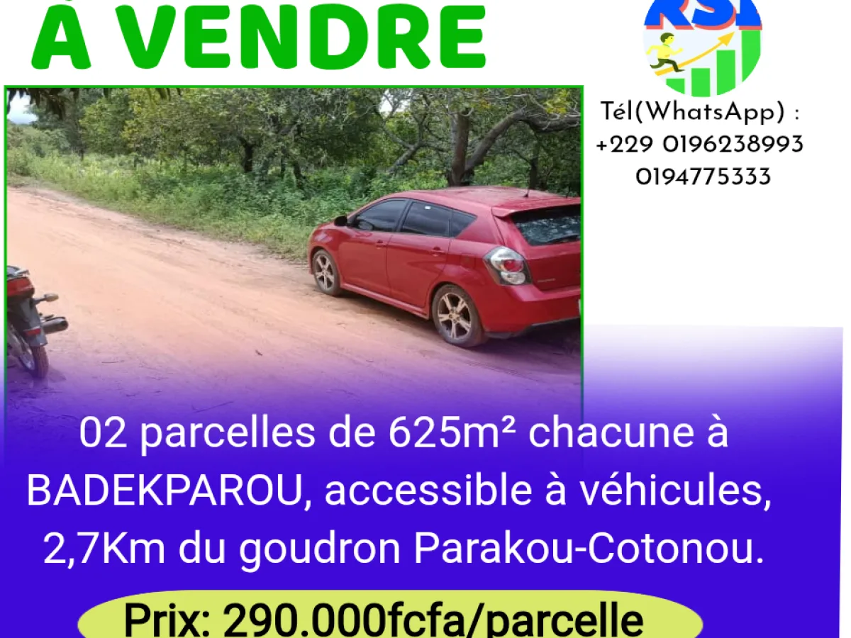 03 parcelles à WONDO (BADEKPAROU)