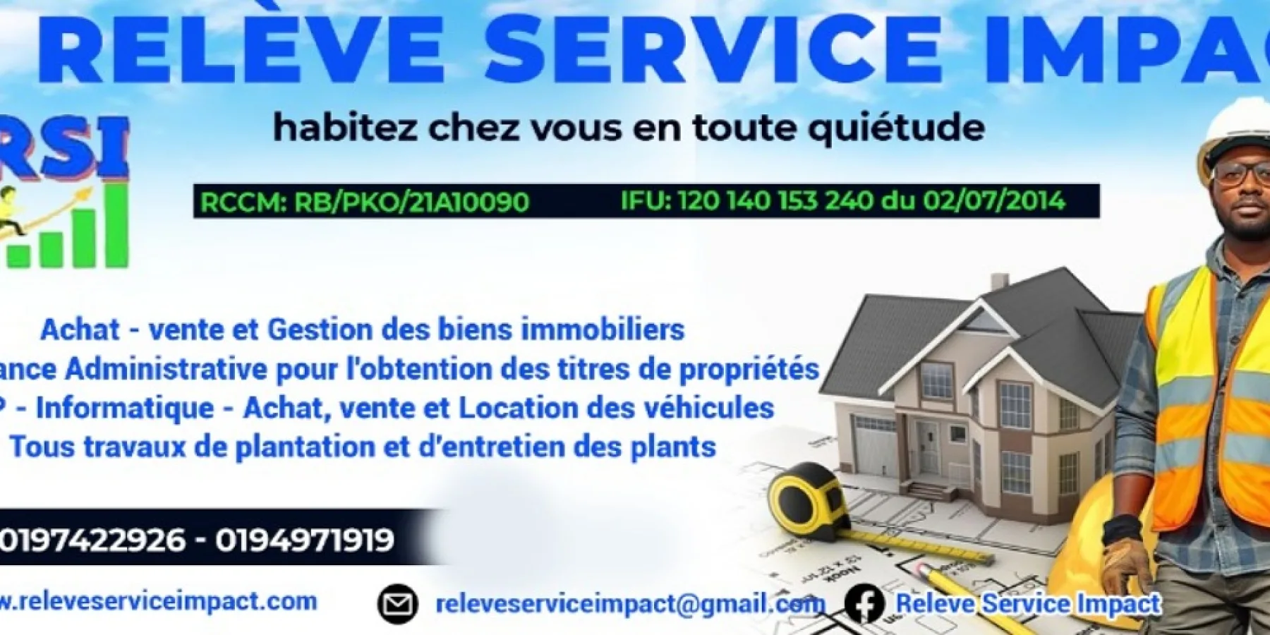Projet immobilier et construction au Bénin